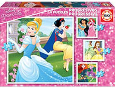 Puzzle Educa Princesses Disney carton puzzle enfant 12-16-20-25 pièces.