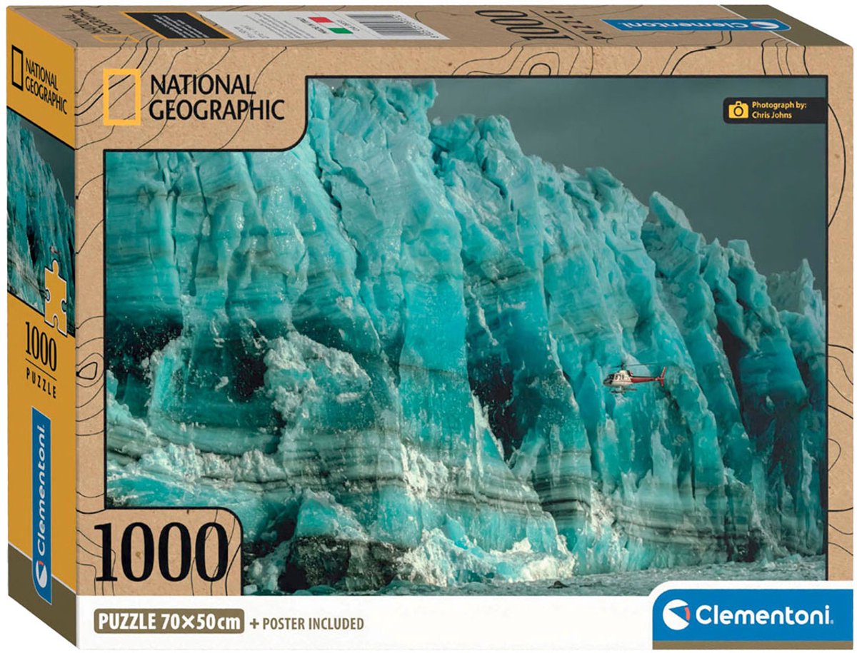 Clementoni Jigsaw Puzzle National Geographics - Glacier, 1000st.