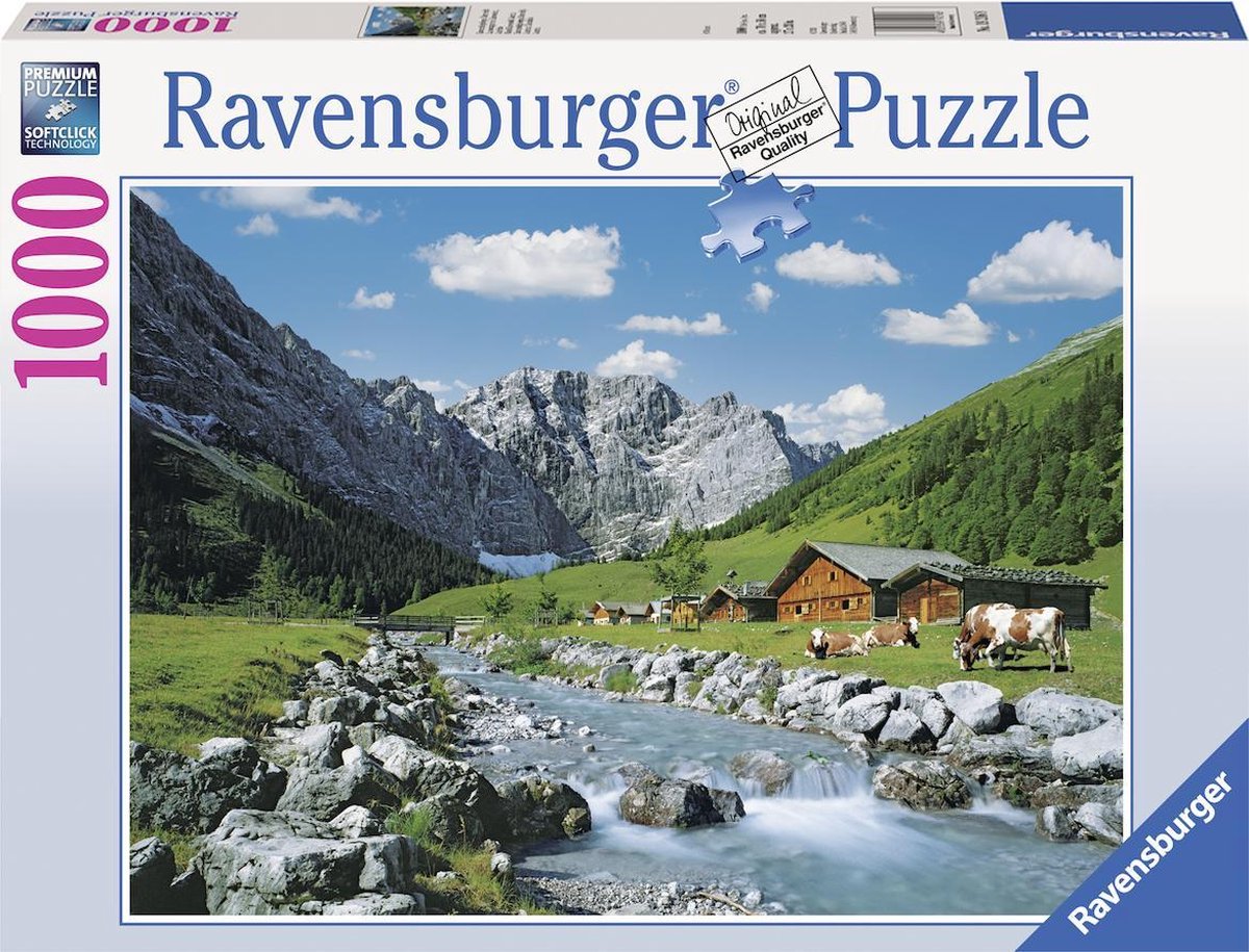 Ravensburger puzzle Montagnes du Karwendel, Autriche - puzzle - 1000 pièces