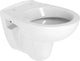 Plieger WC suspendu boss wessing compact blanc 47,5 cm (hors abattant)
