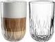 Leonardo gocce 3 verre à latte macchiato 390ml - set 2