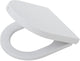 Tiger vermont - siège de toilette avec couvercle - thermoplastique 100% recyclé - blanc