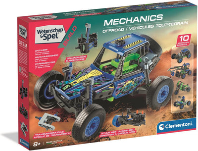Clementoni Science et Spel - Mechanics Off Road Bouwset, 10 modèles