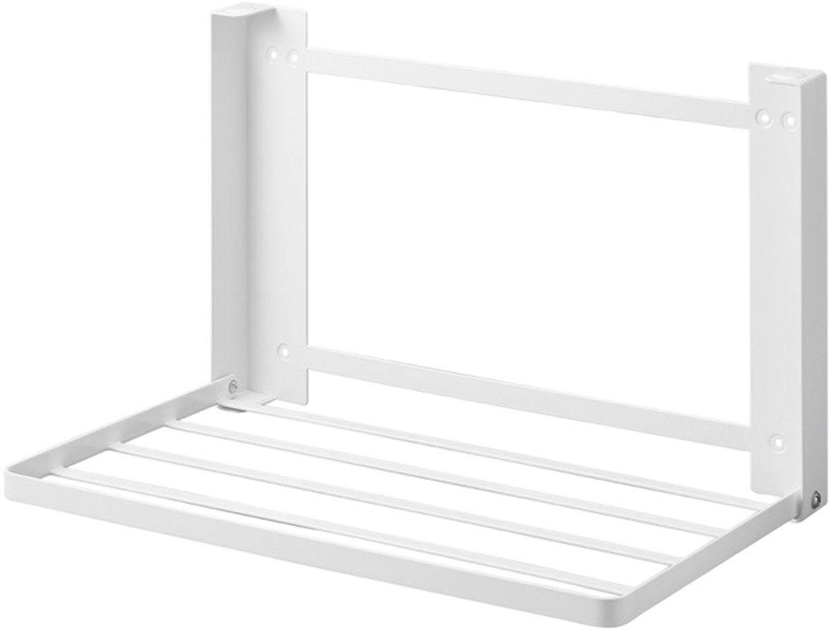 Etagère murale pliable Yamazaki - tour - blanc