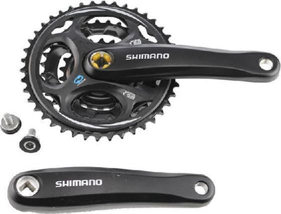 Pédalier Shimano efcm311c222xl altus 7 8 vitesses. 170 42x32x22 noir (- 4,5 mm de profondeur)