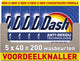 Lessive en poudre Dash - plus blanche que blanche - 5 x 40 lavages