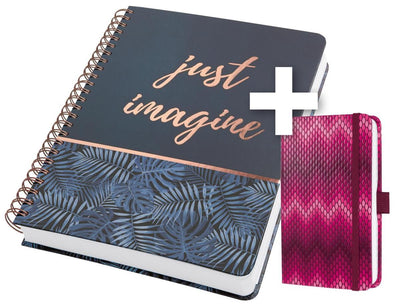 Carnet Sigel a4 - jolie mystique - spirale - avec carnet jolie a6 gratuit - si-t1214-ga6