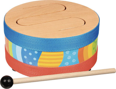 Instrument jouet Goki - tambour - bois - 3 ans