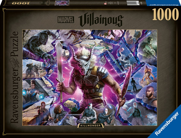 Ravensburger puzzle Marvel méchant : Killmonger - puzzle - 1000 pièces