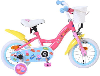 Vélo pour enfants Volare Peppa - filles - 12 pouces - rose