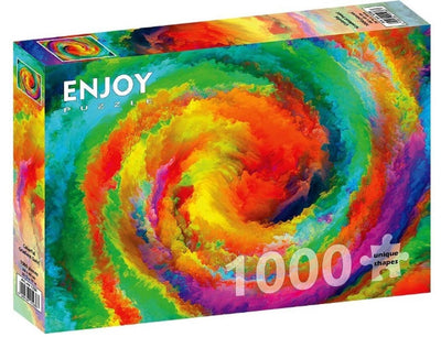 Profitez d'un puzzle tourbillon dégradé coloré 1000 pièces