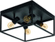 Plafonnier Eglo Silentina - e27 - 36 cm - noir