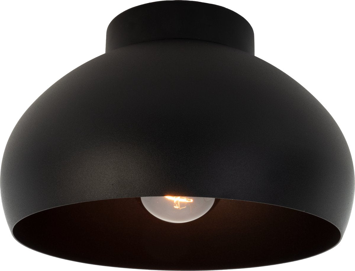 Plafonnier Eglo mogano 2 - e27 - ø28 cm - noir