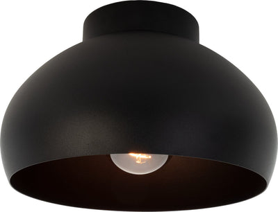 Plafonnier Eglo mogano 2 - e27 - ø28 cm - noir