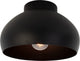 Plafonnier Eglo mogano 2 - e27 - ø28 cm - noir
