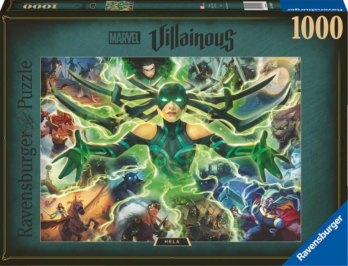 Ravensburger puzzle Marvel méchant Hela - puzzle - 1000 pièces
