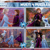 Educa - 4 puzzles - 50-80-100-150 pièces - puzzle - Disney La Reine des Neiges
