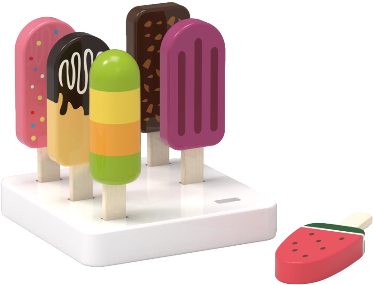 Viga 6 pièces glaces jouets en bois 44528