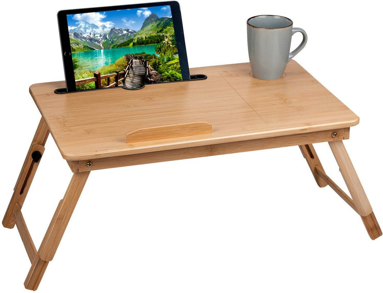 Table de chevet pour ordinateur portable sans marque sans marque - bois - 53 x 34 x 27,5 cm - multifonctionnelle