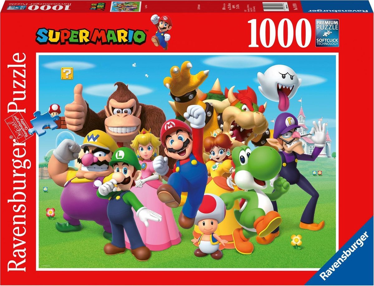 Ravensburger - Super Mario Puzzle 1000st.