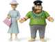 Livres pour enfants Pippi, figurines de jeu de Brindacier, ensemble de poupées Ephraim et Miss Prysselius.