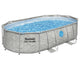 Bestway - power - acier - ensemble piscine - 488x305x107 - cm