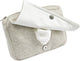 Pochette à lingettes basique en tricot pour bébé Meyco - mélange sable