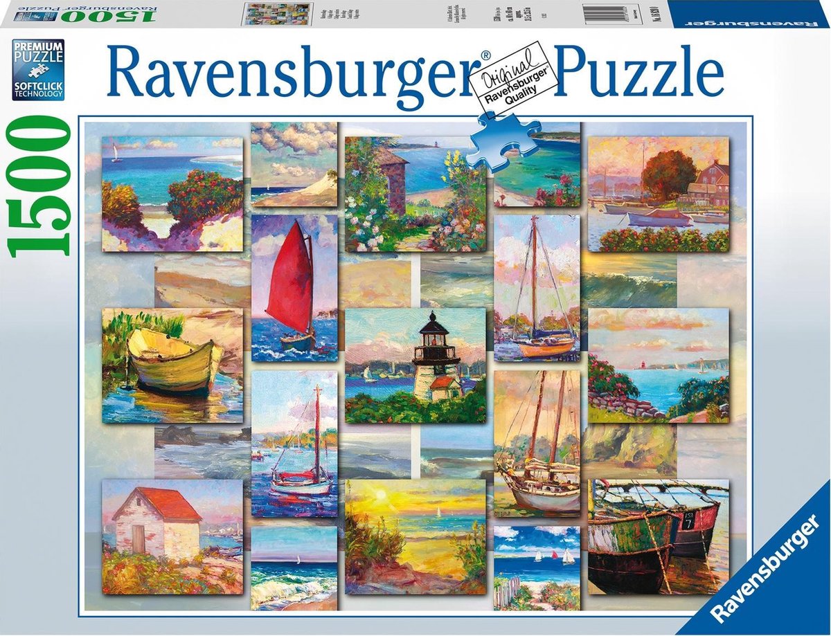 Ravensburger puzzle collage côtier