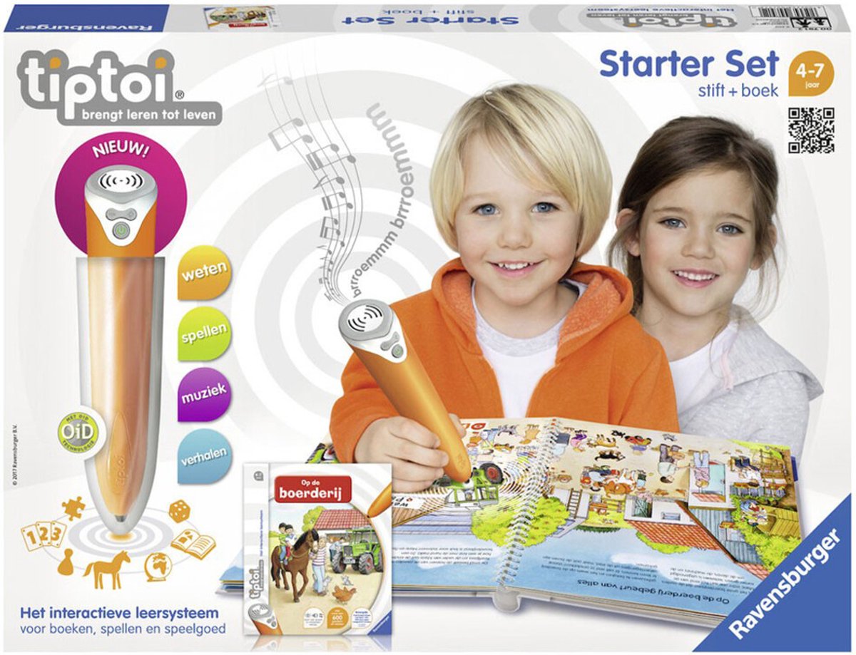 Ravensburger TiptoI Starter Set Book de Boerderij