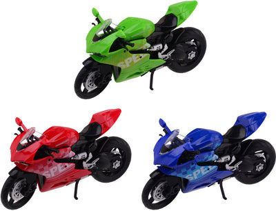 Motorcycle Johntoy Race dans la boîte 3 Assorti