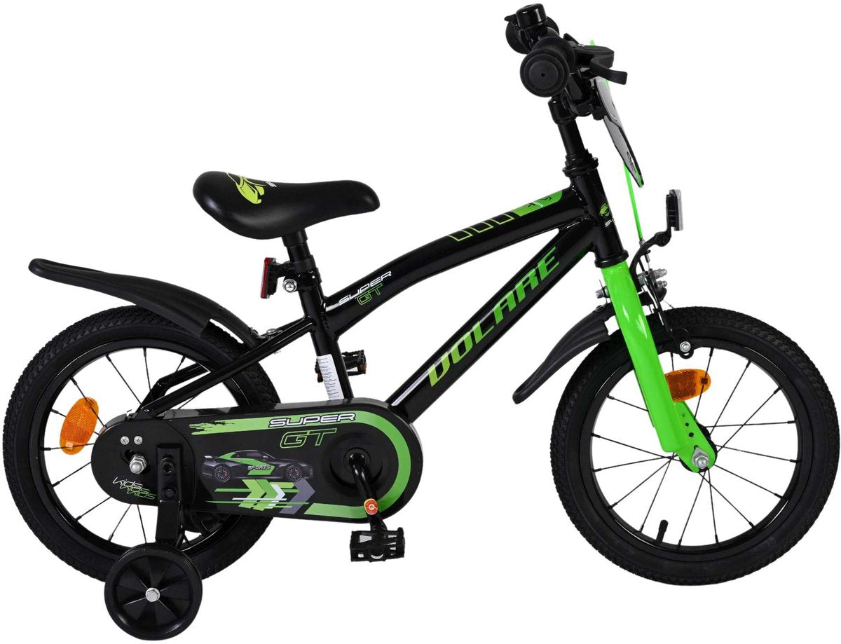 Volare Super GT Children's Bike - Boys - 14 pouces - vert
