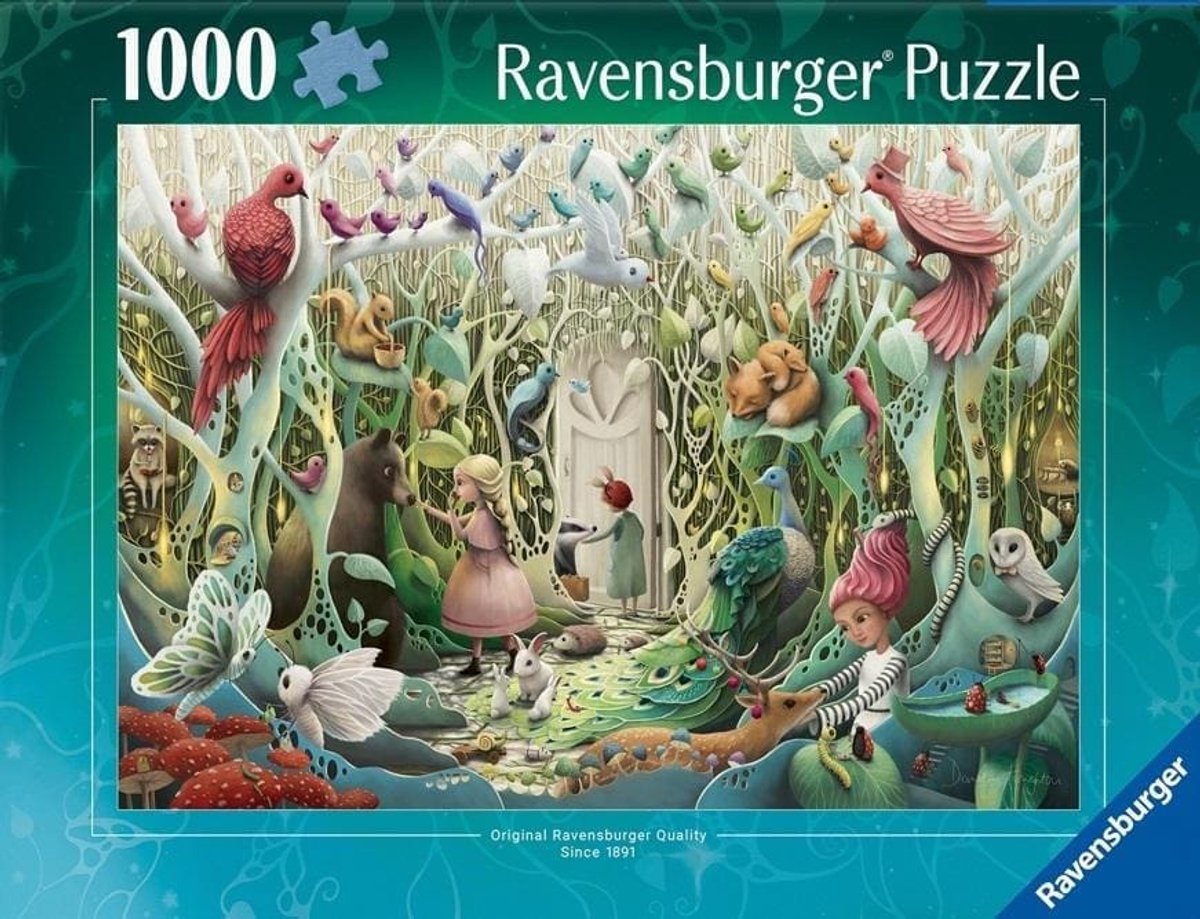 Ravensburger Puzzle Puzz le jardin secret, 1000st.