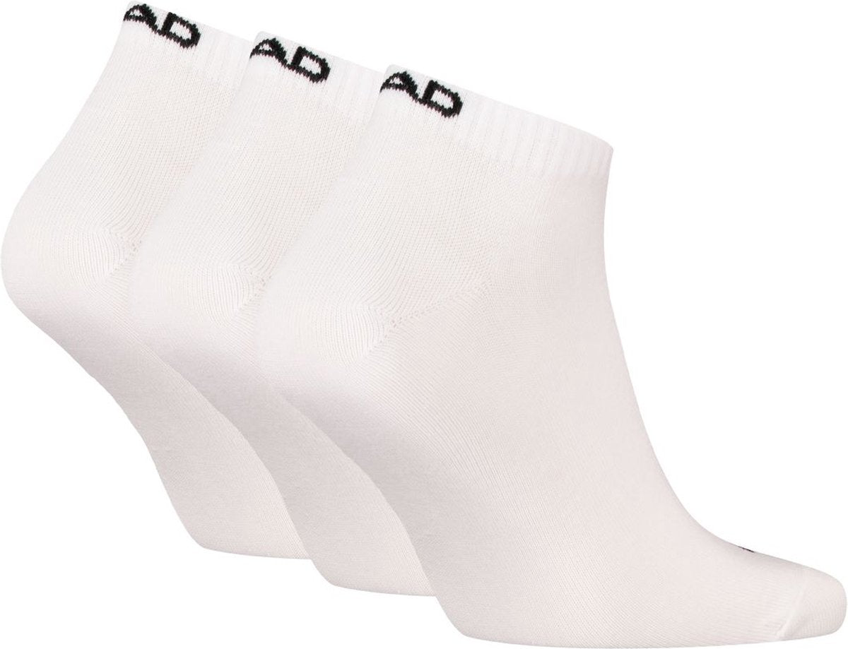 Head - unisexe - chaussettes pour baskets tous sports - entraînement - paquet de 3 - taille 35-38