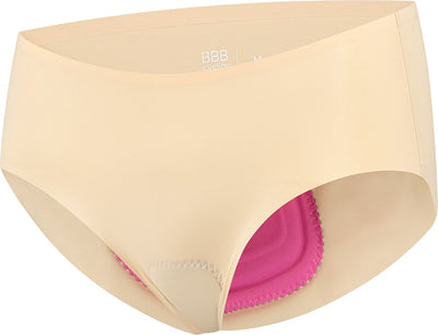 Bbb cycling sous-vêtements de cyclisme femme avec peau de chamois - tissu extensible à séchage rapide - idéal pour les vacances à vélo ou les déplacements domicile-travail - sous-vêtements de cyclisme ultra fins femme - taille m l - slip confort buw-66