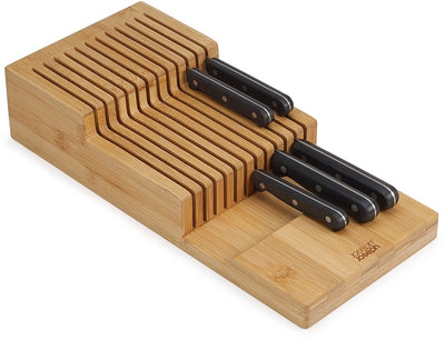 Plateau porte-couteaux en bambou Joseph Joseph - 12 couteaux