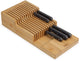 Plateau porte-couteaux en bambou Joseph Joseph - 12 couteaux