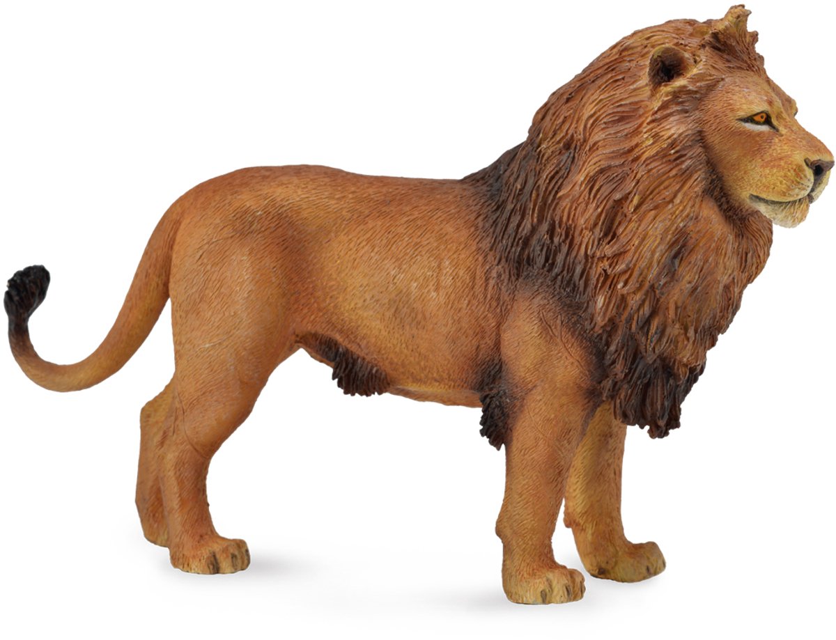 Figurine Collecta - Lion d'Afrique - (l) - animaux sauvages - peint à la main - miniature