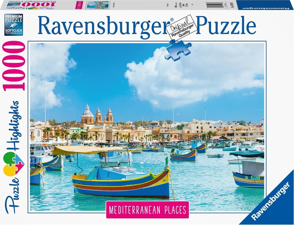 Ravensburger puzzle Malte - puzzle - 1000 pièces