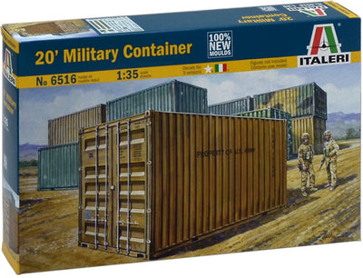 Italeri maquette véhicule militaire - 6516 20'ft conteneur militaire en plastique - 1:35 - modélisme