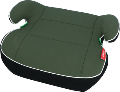 Rehausseur Carkids i-size sam - conforme à la norme i-size r-129 - pour enfants de 125-150 cm - housse amovible et lavable - installation flexible - vert noir