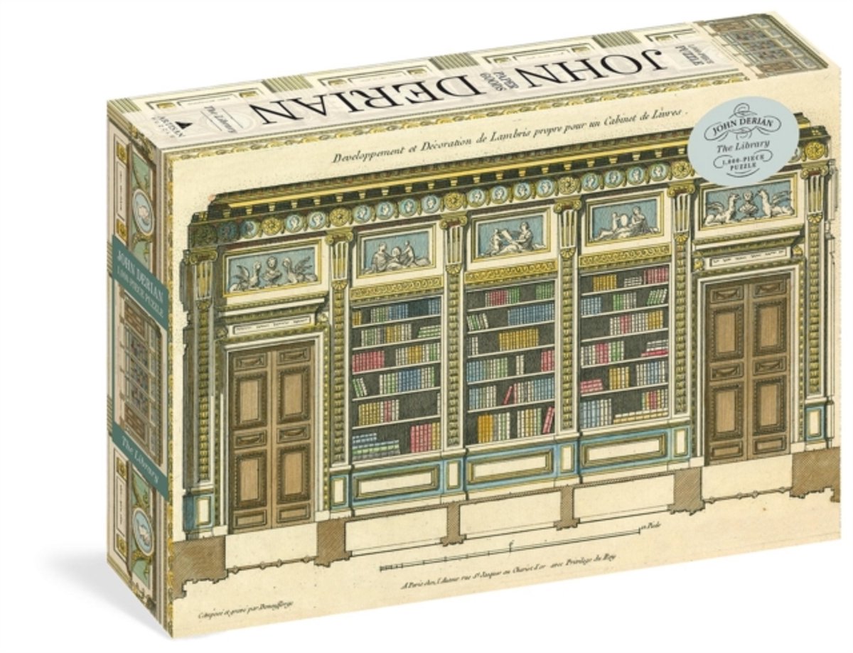 John Derian Paper Goods : La bibliothèque, puzzle de 1 000 pièces