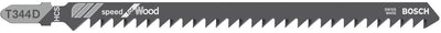 Bosch - lame de scie sauteuse t 344 d vitesse pour le bois