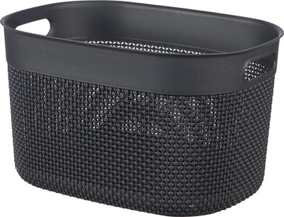 Panier filo Curver l - 18l - gris foncé
