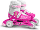 Mattel 2 en 1 patins Hardboot réglable rose blanc taille 27-30