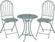 Mica decorations ensemble bistro marseille - lot de 3 - fer - vert