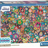 Clementoni - puzzle - 1000 pièces - personnages classiques - puzzle pour adultes - licence série spéciale