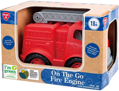 Jouer au camion de pompiers à biobe