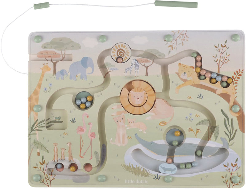Labyrinthe magnétique Little Dutch Safari Friends FSC