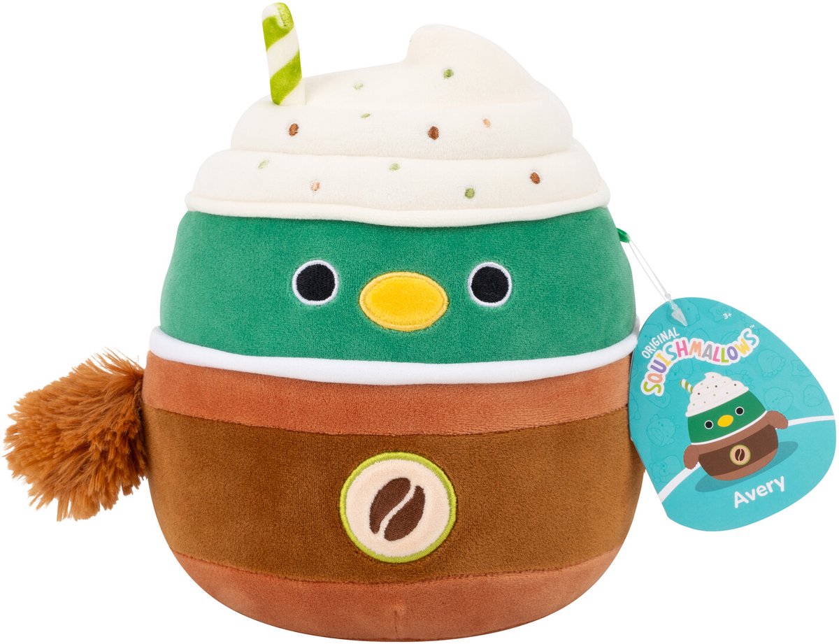 Peluche peluche Jazwares squishmallows - Avery le canard - 19cm