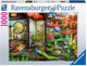 Ravensburger Jigsaw Puzz TheeHuis dans Japanese Garden, 1000st.